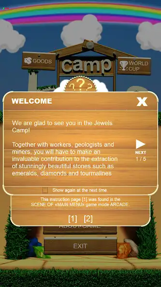 Play JewelsCamp as an online game JewelsCamp with UptoPlay
