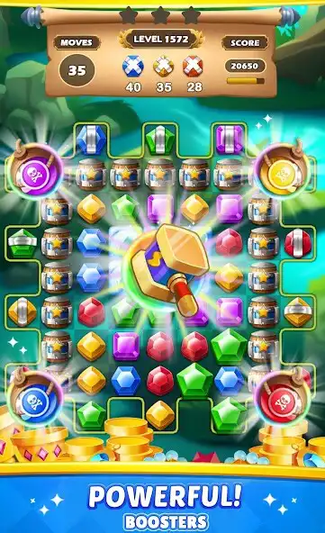 Play Jewels Charm: Match 3 Legend as an online game Jewels Charm: Match 3 Legend with UptoPlay