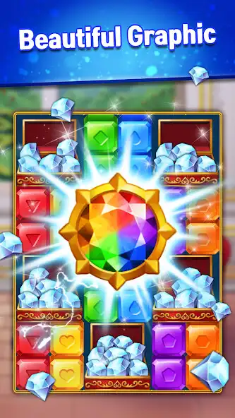 Play Jewels King : Castle Blast as an online game Jewels King : Castle Blast with UptoPlay