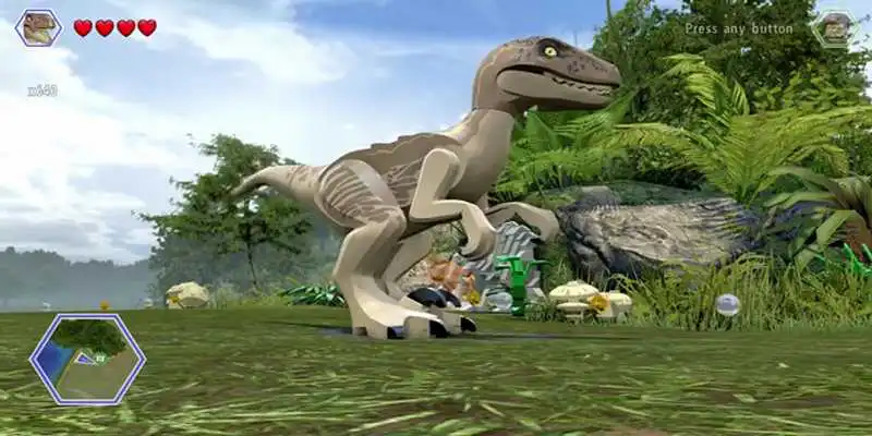 Play Jewels Lego Dinosaurs Battle Trick