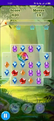 Play Jewels Magic 2021 - Make Magic With Puzzles as an online game Jewels Magic 2021 - Make Magic With Puzzles with UptoPlay