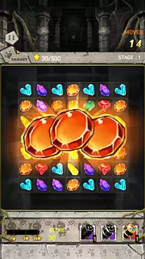 Play Jewels Match : Gem Collector as an online game Jewels Match : Gem Collector with UptoPlay
