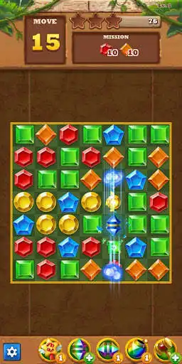 Play Jewels Match : Puzzle Game as an online game Jewels Match : Puzzle Game with UptoPlay
