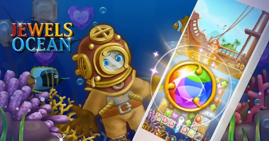 Play Jewels Ocean  and enjoy Jewels Ocean with UptoPlay