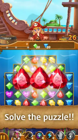 Play Jewels Ocean as an online game Jewels Ocean with UptoPlay