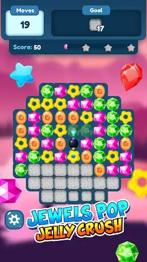 Play Jewels Pop Jelly Crush Game  and enjoy Jewels Pop Jelly Crush Game with UptoPlay