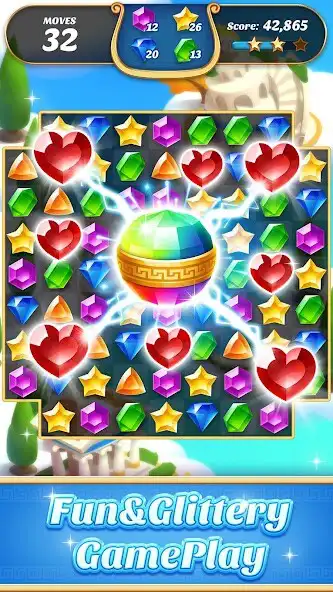 Play Jewels Temple Adventure 2022 as an online game Jewels Temple Adventure 2022 with UptoPlay