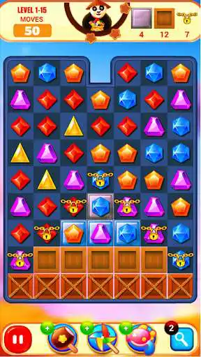 Play Jewels Temple : Match 3 as an online game Jewels Temple : Match 3 with UptoPlay