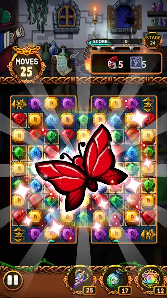 Play Jewels Witch Castle as an online game Jewels Witch Castle with UptoPlay