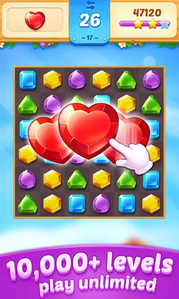 Play Jewel Town - 10,000+ Match 3 Levels  and enjoy Jewel Town - 10,000+ Match 3 Levels with UptoPlay