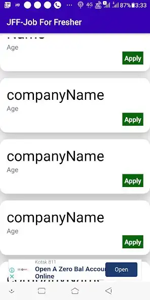 Play JFF-Job For Fresher  and enjoy JFF-Job For Fresher with UptoPlay
