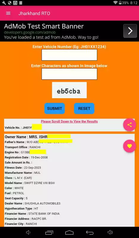 Play Jharkhand Vehicle Registration Details