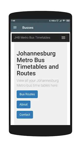 Play JHB Metro Bus Timetables  and enjoy JHB Metro Bus Timetables with UptoPlay