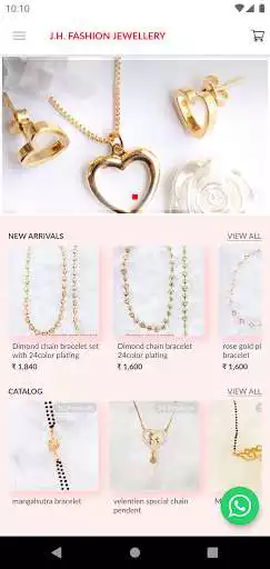 Play J.H. Fashion Jewellery - Imitation Jewelry App as an online game J.H. Fashion Jewellery - Imitation Jewelry App with UptoPlay