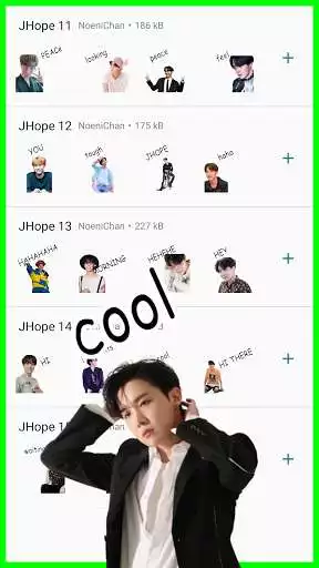 Play JHope BTS Stickers for WhatsApp as an online game JHope BTS Stickers for WhatsApp with UptoPlay
