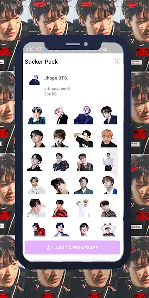Play Jhope BTS WASticker  and enjoy Jhope BTS WASticker with UptoPlay