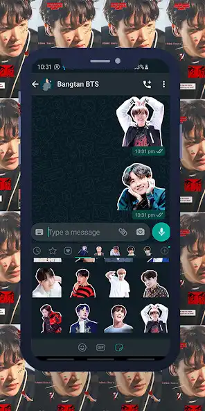 Play Jhope BTS WASticker as an online game Jhope BTS WASticker with UptoPlay