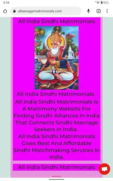 Play Jhulelal Sindhi Matrimonials as an online game Jhulelal Sindhi Matrimonials with UptoPlay