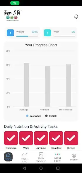 Play JiggerDFit - Fitness  Health as an online game JiggerDFit - Fitness  Health with UptoPlay