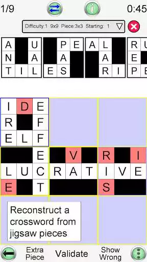 Play Jigsaw Crossword as an online game Jigsaw Crossword with UptoPlay