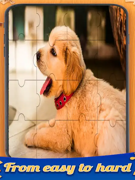 Play Jigsaw Dogs Puzzle Game as an online game Jigsaw Dogs Puzzle Game with UptoPlay