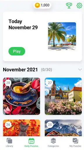 Play Jigsaw Drop Puzzle as an online game Jigsaw Drop Puzzle with UptoPlay