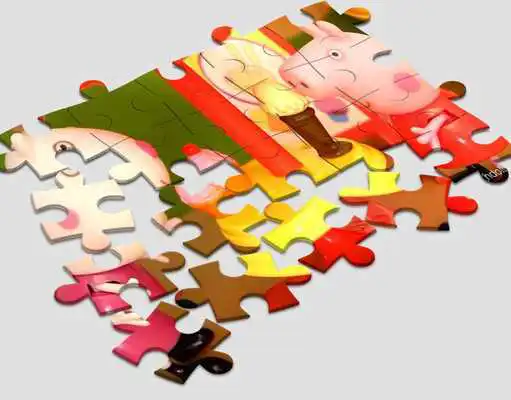 Play Jigsaw for Peppa Toys Pig