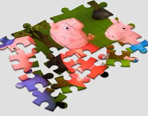 Play Jigsaw for Peppa Toys Pig