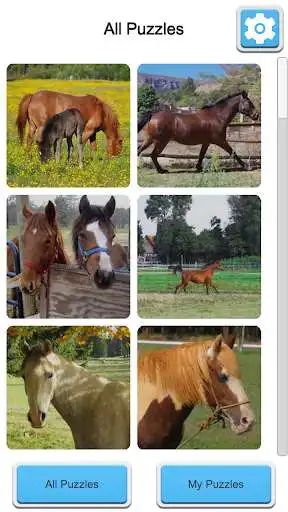 Play Jigsaw Horses  and enjoy Jigsaw Horses with UptoPlay