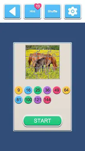 Play Jigsaw Horses as an online game Jigsaw Horses with UptoPlay