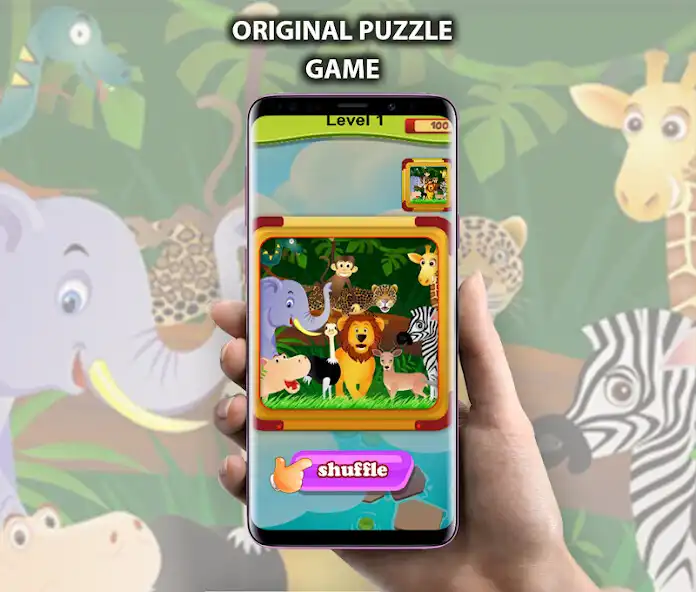 Play Jigsaw Puzzle Animals: Cartoon Puzzles for Kids  and enjoy Jigsaw Puzzle Animals: Cartoon Puzzles for Kids with UptoPlay