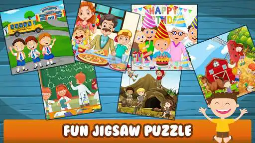Play Jigsaw Puzzle For Kids - Animal Shape Puzzles as an online game Jigsaw Puzzle For Kids - Animal Shape Puzzles with UptoPlay