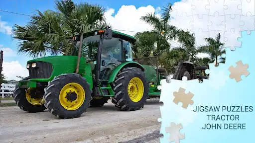 Play Jigsaw puzzles tractor John Deere as an online game Jigsaw puzzles tractor John Deere with UptoPlay