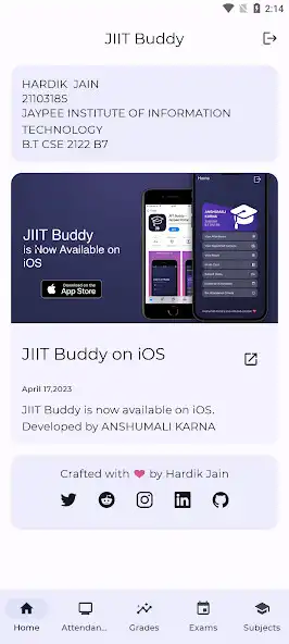 Play JIIT Buddy - Jaypee Webportal  and enjoy JIIT Buddy - Jaypee Webportal with UptoPlay