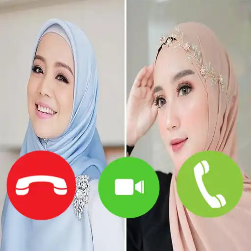 Play Jilbab Cantik Fake Video Call APK