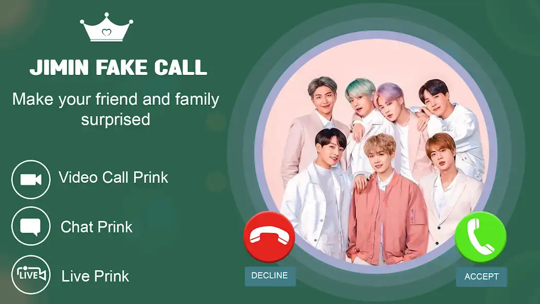 Play Jimin Fake Call Video  Chat  and enjoy Jimin Fake Call Video  Chat with UptoPlay