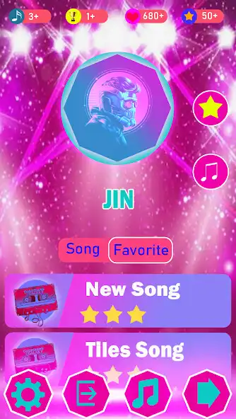 Play Jin BTS Music Tiles Hop  and enjoy Jin BTS Music Tiles Hop with UptoPlay