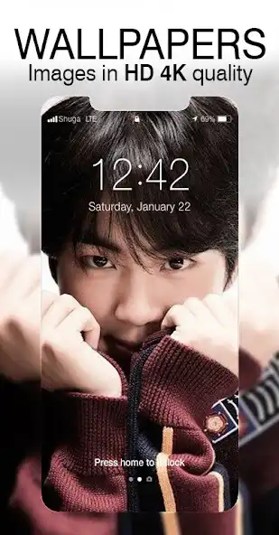 Play Jin BTS Wallpapers  and enjoy Jin BTS Wallpapers with UptoPlay