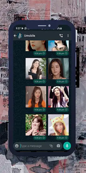 Play Jisoo Animated WASticker  and enjoy Jisoo Animated WASticker with UptoPlay