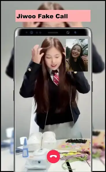 Play Jiwoo Fake Call as an online game Jiwoo Fake Call with UptoPlay