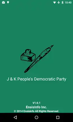Play J  K Peoples Democratic Party