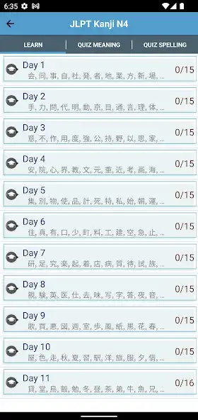Play JLPT Kanji  Vocabulary as an online game JLPT Kanji  Vocabulary with UptoPlay