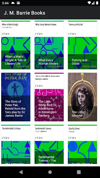 Play J. M. Barrie Books as an online game J. M. Barrie Books with UptoPlay