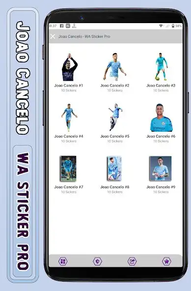 Play Joao Cancelo - WA Sticker Pro  and enjoy Joao Cancelo - WA Sticker Pro with UptoPlay