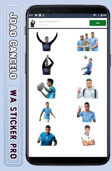 Play Joao Cancelo - WA Sticker Pro as an online game Joao Cancelo - WA Sticker Pro with UptoPlay