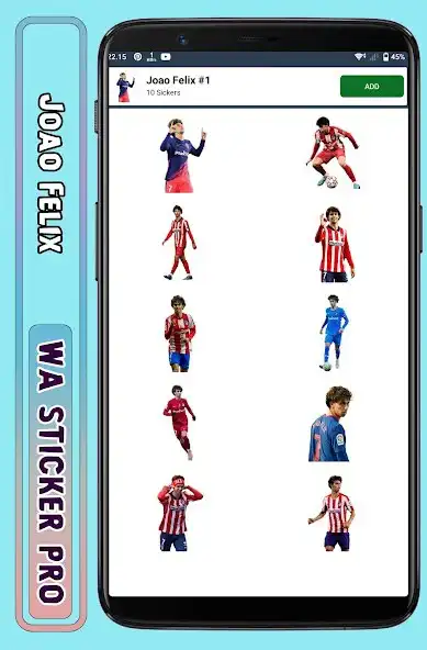 Play Joao Felix - WA Sticker Pro as an online game Joao Felix - WA Sticker Pro with UptoPlay