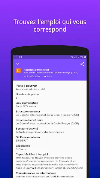 Play Jobfaso - Offres demploi - Résultats de concours as an online game Jobfaso - Offres demploi - Résultats de concours with UptoPlay