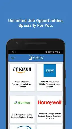 Play Jobify - Free Daily Job Openings For All Fields as an online game Jobify - Free Daily Job Openings For All Fields with UptoPlay
