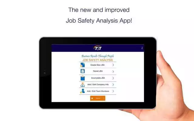 Play Job Safety Analysis - Tablet