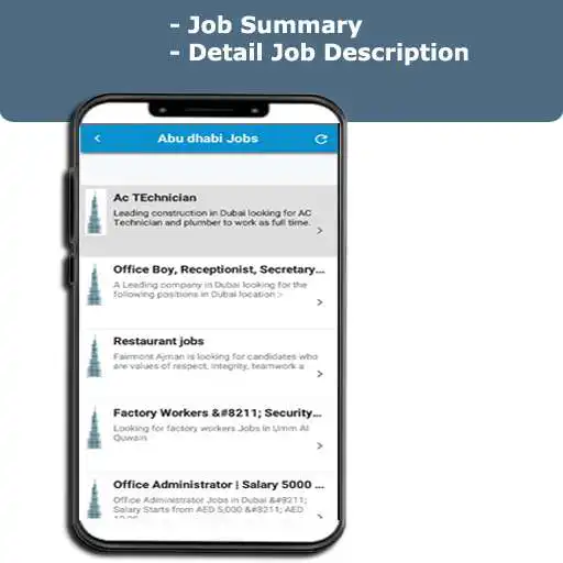 Play Jobs in Dubai - Job Search App for Dubai - UAE as an online game Jobs in Dubai - Job Search App for Dubai - UAE with UptoPlay